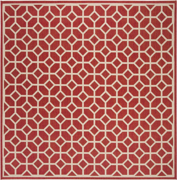safavieh clearance beach house bhs127q red creme rug