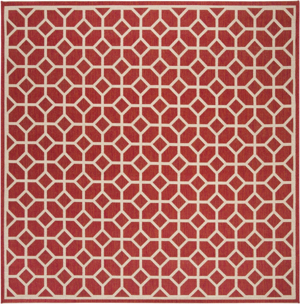 safavieh clearance beach house bhs127q red creme rug