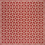 safavieh clearance beach house bhs127q red creme rug