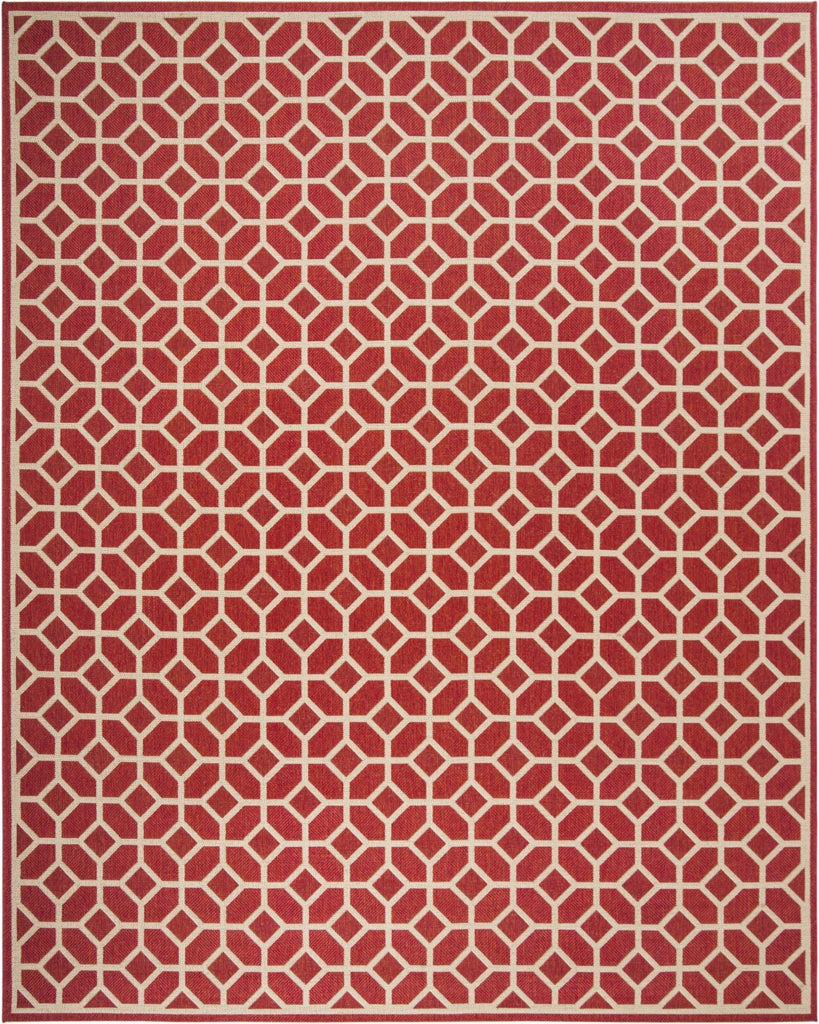 safavieh clearance beach house bhs127q red creme rug