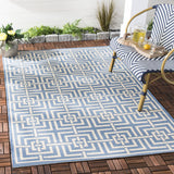 Safavieh Clearance Beach House BHS128M Blue Rug