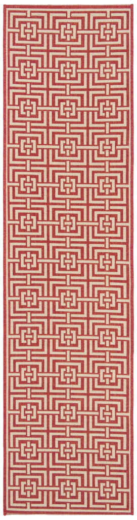 Safavieh Clearance Beach House BHS128Q Red Rug