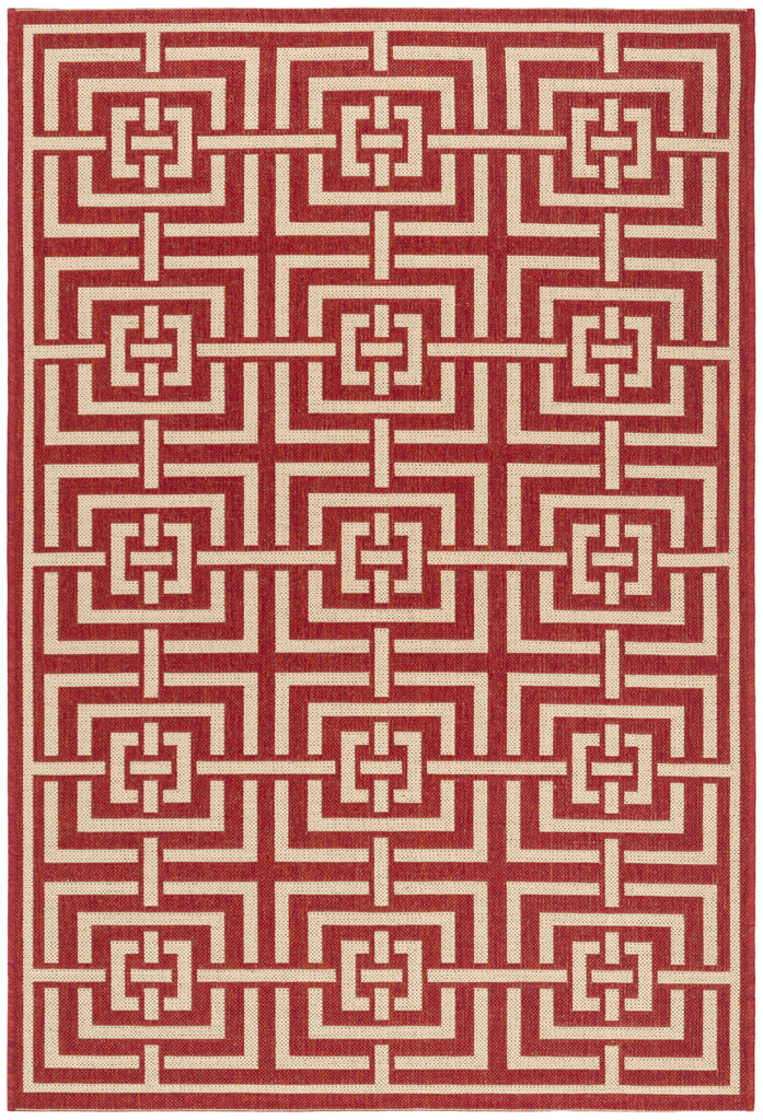 Safavieh Clearance Beach House BHS128Q Red Rug
