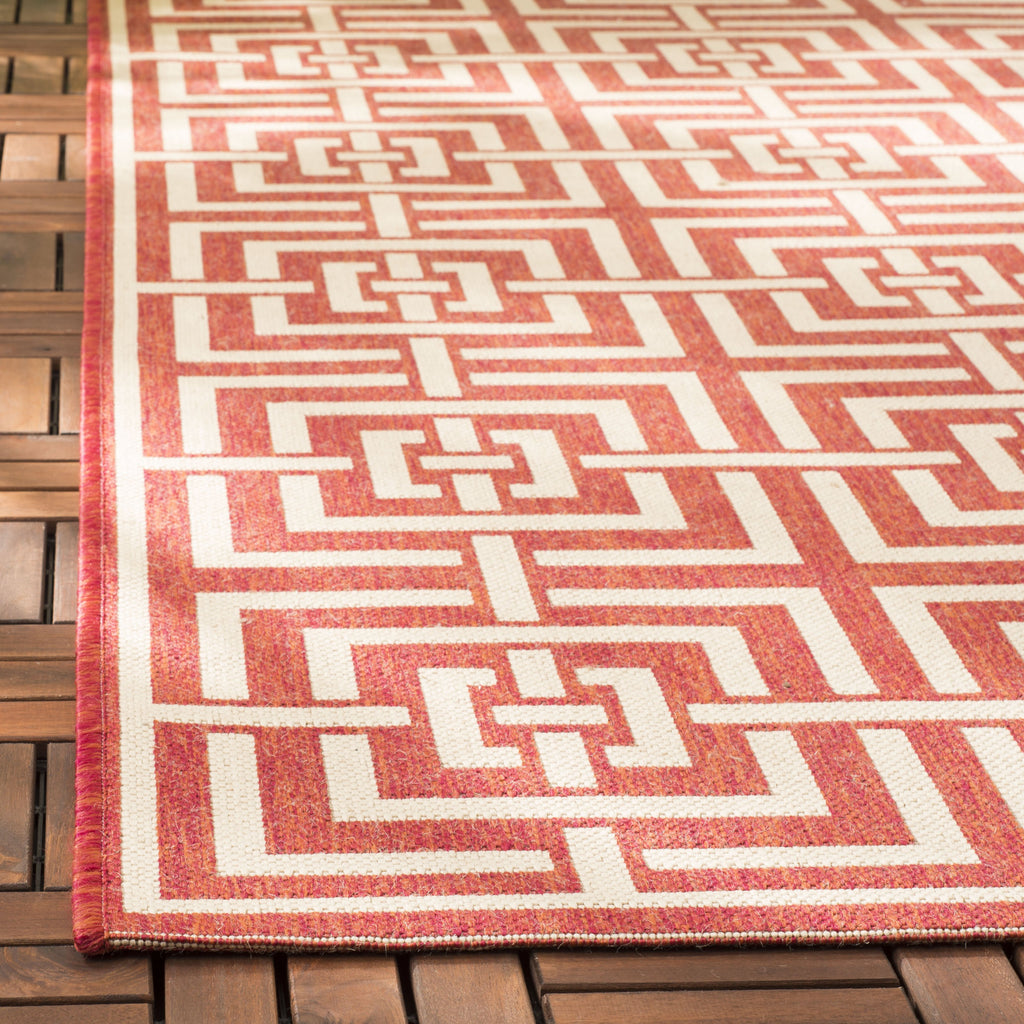 Safavieh Clearance Beach House BHS128Q Red Rug