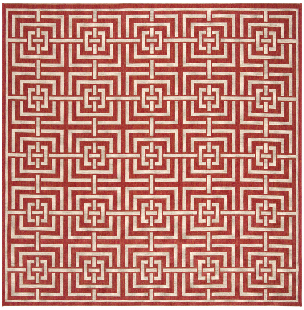 Safavieh Clearance Beach House BHS128Q Red Rug