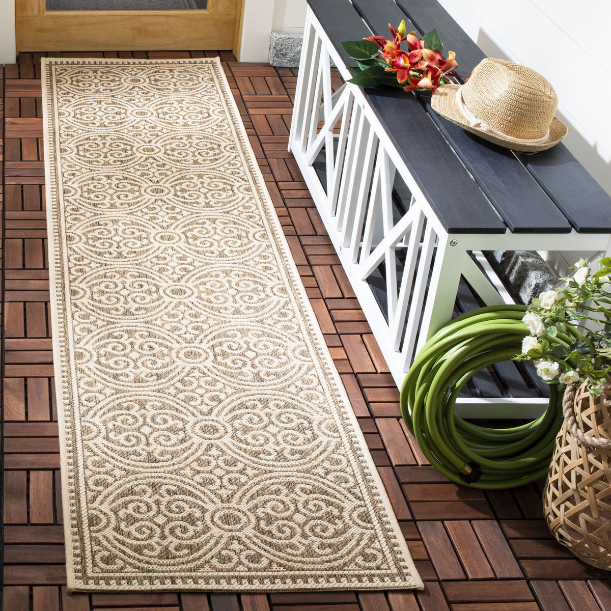 Safavieh Clearance Beach House BHS134C Cream Rug