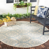 Safavieh Clearance Beach House BHS135K Aqua Rug