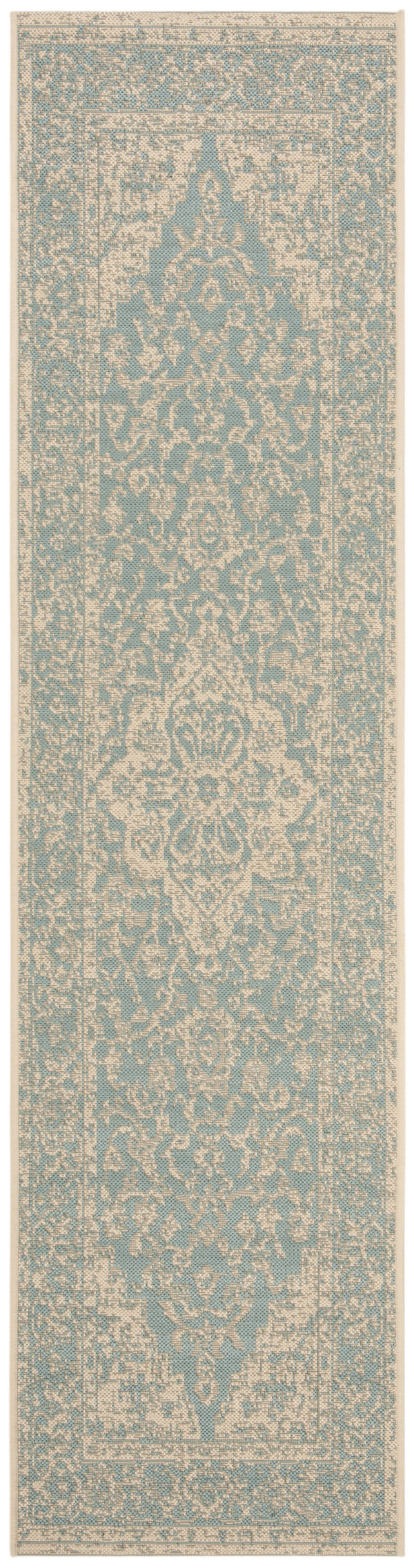 Safavieh Clearance Beach House BHS137K Aqua Rug