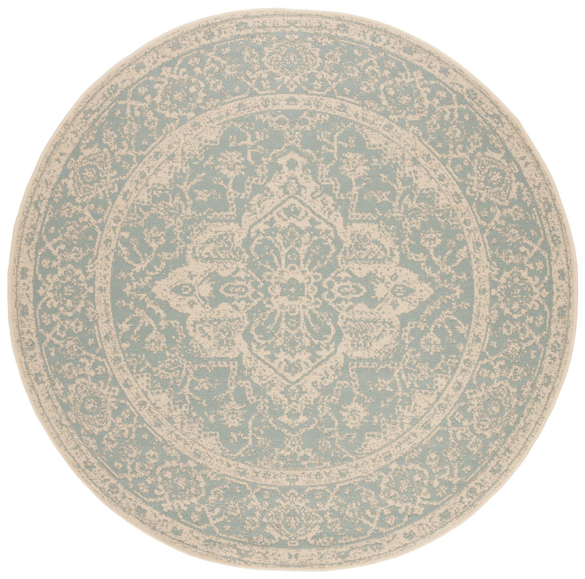 Safavieh Clearance Beach House BHS137K Aqua Rug