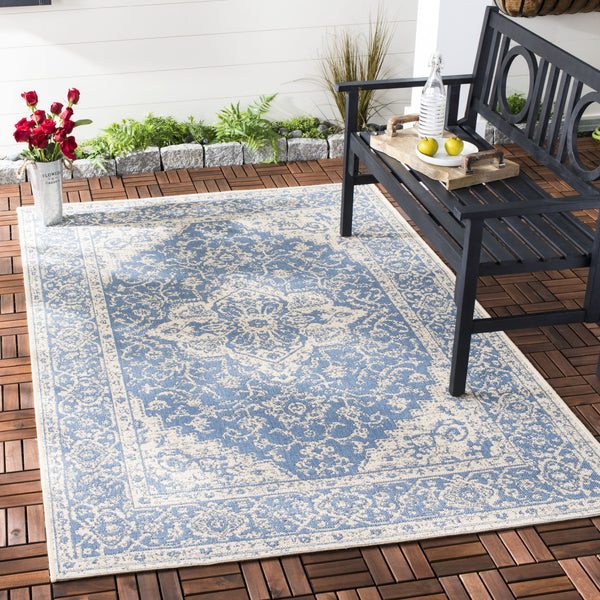 Safavieh Clearance Beach House BHS137M Blue Rug