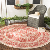 Safavieh Clearance Beach House BHS137Q Red Rug