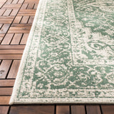 Safavieh Clearance Beach House BHS137Y Green Rug