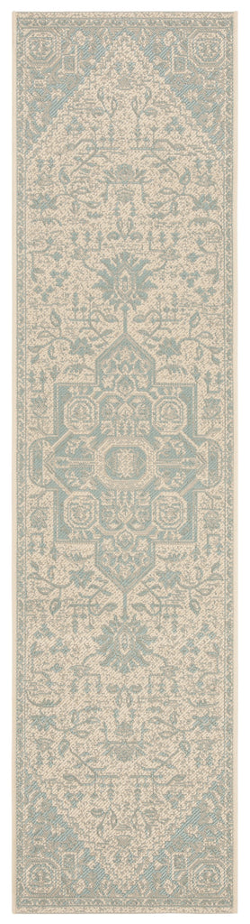 Safavieh Clearance Beach House BHS138K Aqua Rug