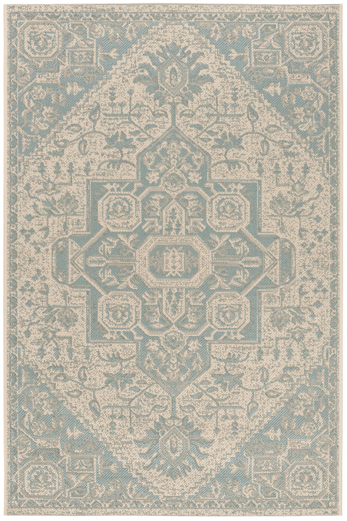 Safavieh Clearance Beach House BHS138K Aqua Rug
