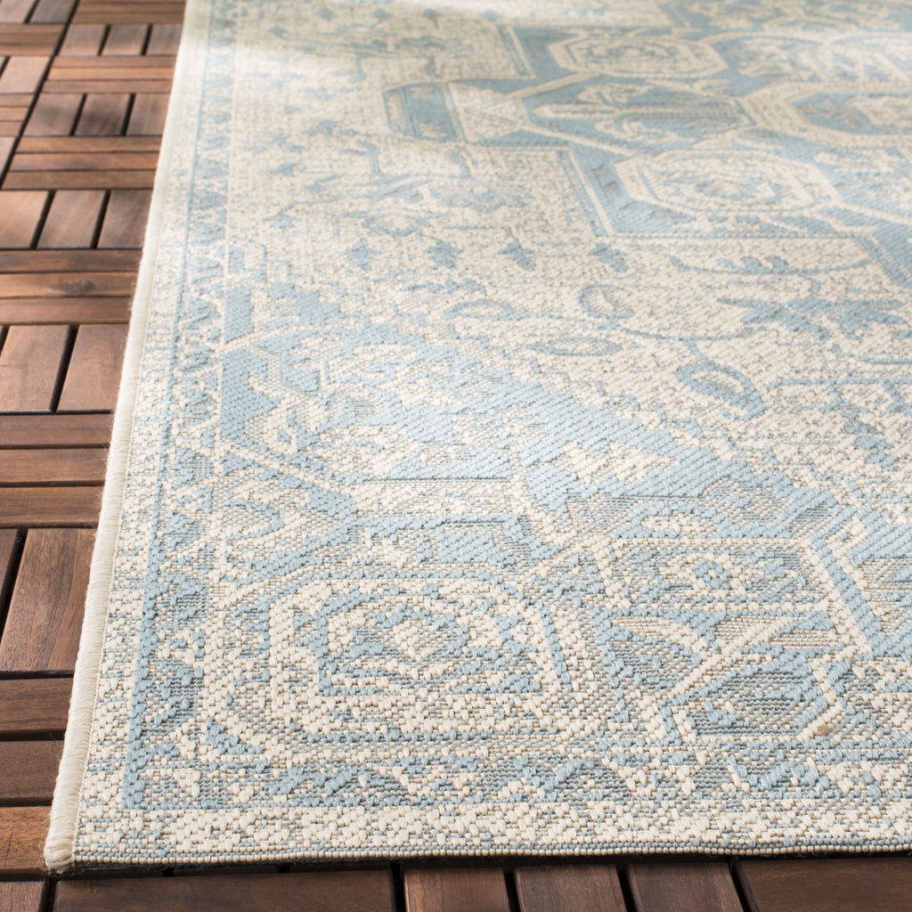 Safavieh Clearance Beach House BHS138K Aqua Rug