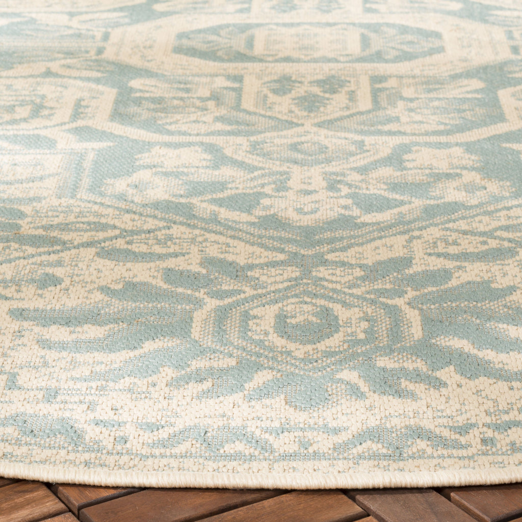 Safavieh Clearance Beach House BHS138K Aqua Rug