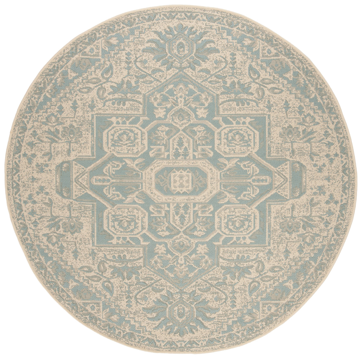 Safavieh Clearance Beach House BHS138K Aqua Rug