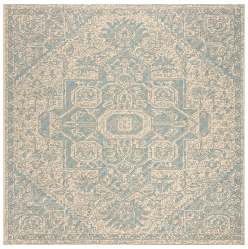 Safavieh Clearance Beach House BHS138K Aqua Rug