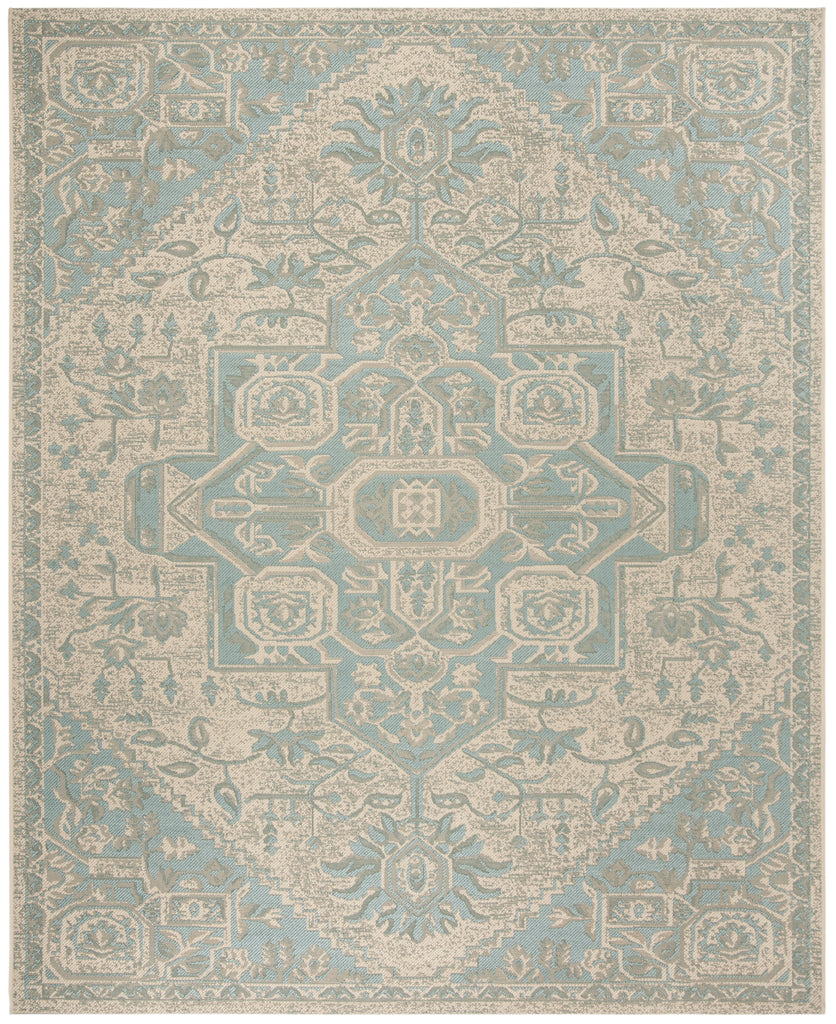 Safavieh Clearance Beach House BHS138K Aqua Rug