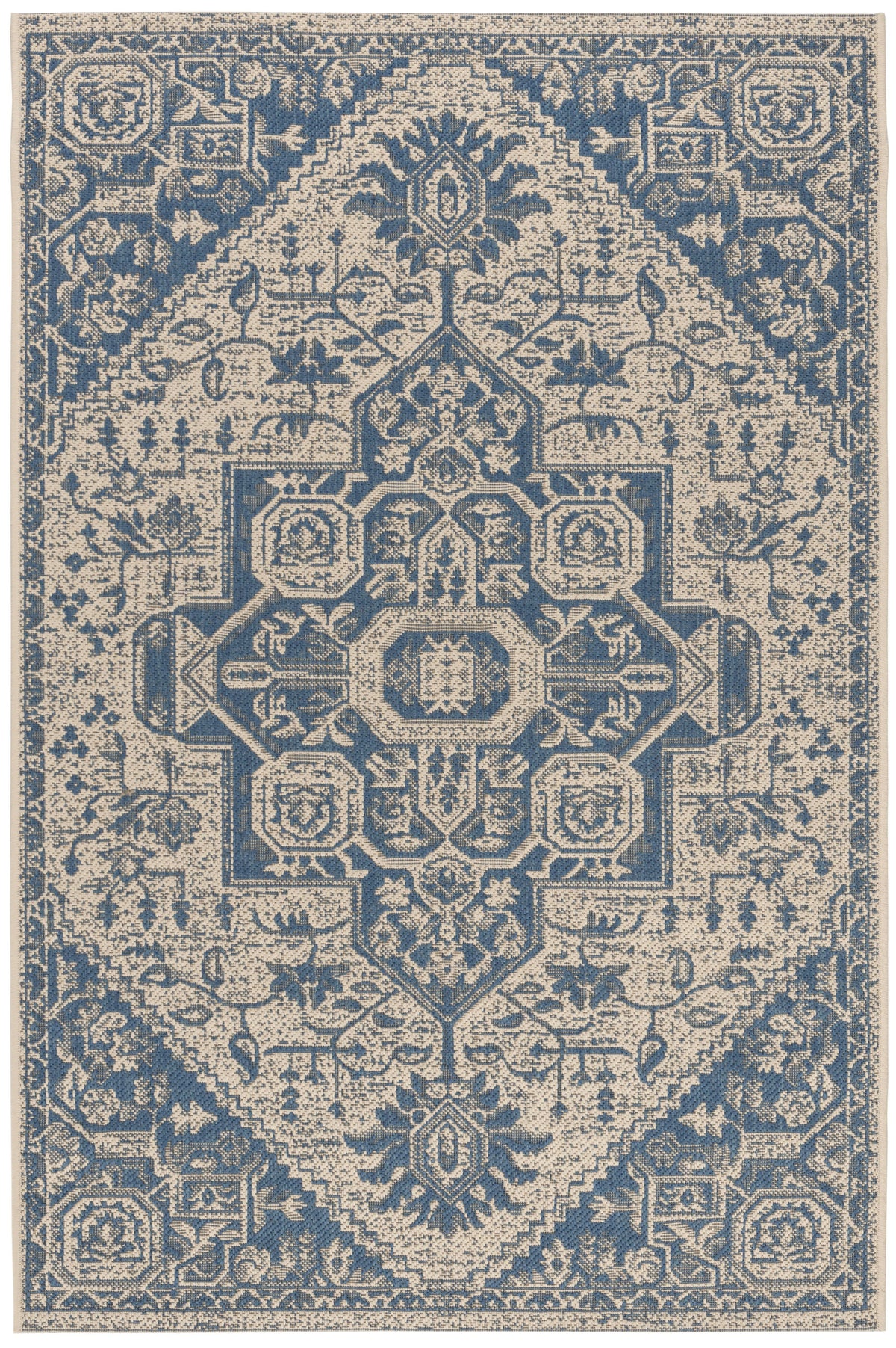 Safavieh Clearance Beach House BHS138M Blue Rug
