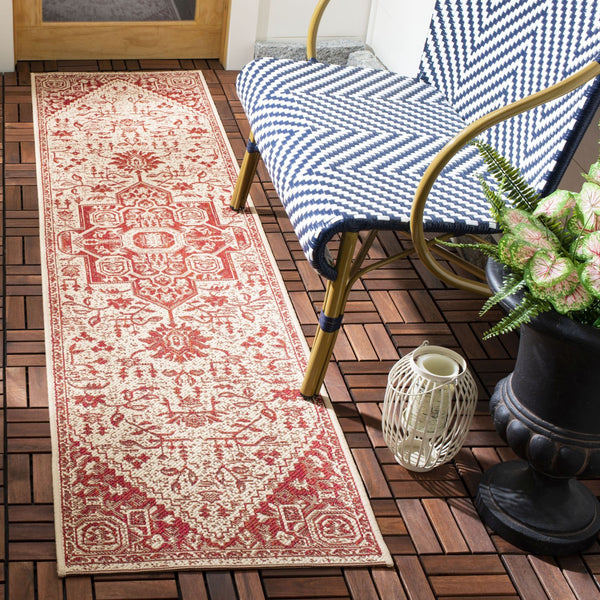 safavieh clearance beach house bhs138q red creme rug