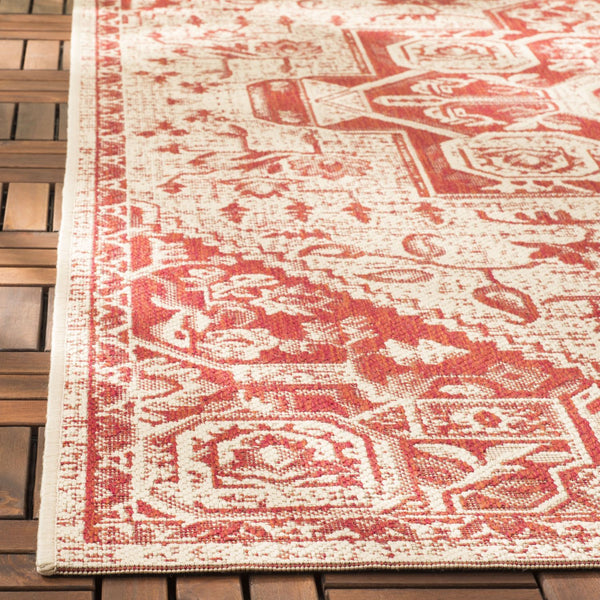 safavieh clearance beach house bhs138q red creme rug