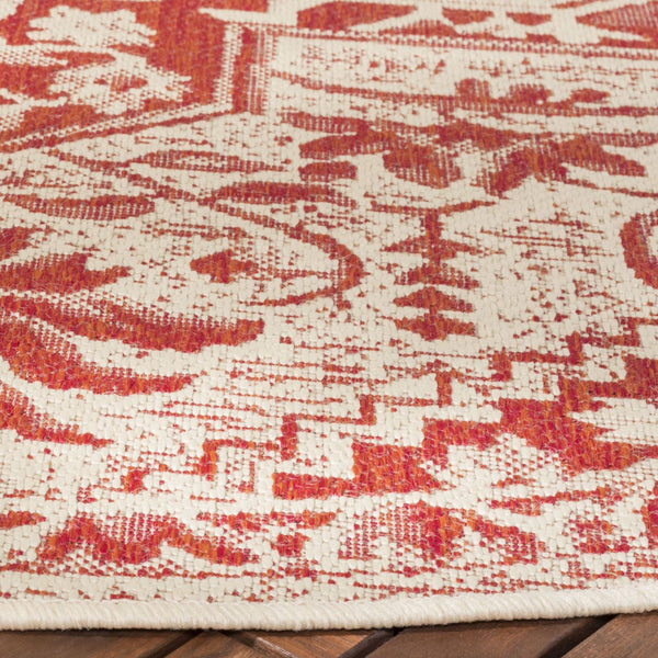 safavieh clearance beach house bhs138q red creme rug