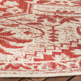 safavieh clearance beach house bhs138q red creme rug