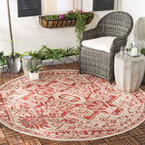 safavieh clearance beach house bhs138q red creme rug