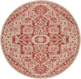 safavieh clearance beach house bhs138q red creme rug