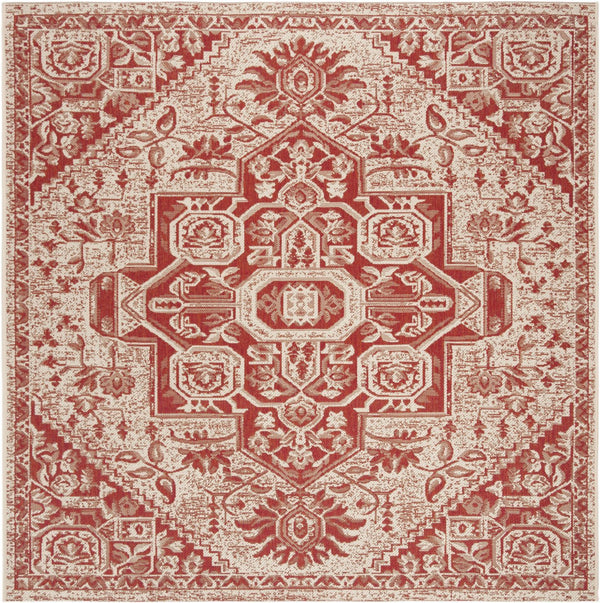 safavieh clearance beach house bhs138q red creme rug