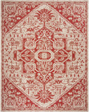 safavieh clearance beach house bhs138q red creme rug