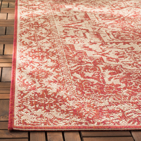 Safavieh Clearance Beach House BHS139Q Red Rug