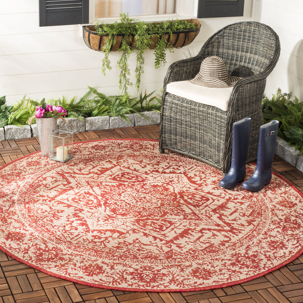Safavieh Clearance Beach House BHS139Q Red Rug