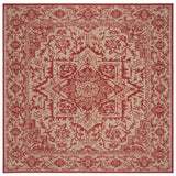 Safavieh Clearance Beach House BHS139Q Red Rug