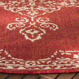 Safavieh Clearance Beach House BHS180Q Red Rug