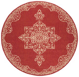 Safavieh Clearance Beach House BHS180Q Red Rug