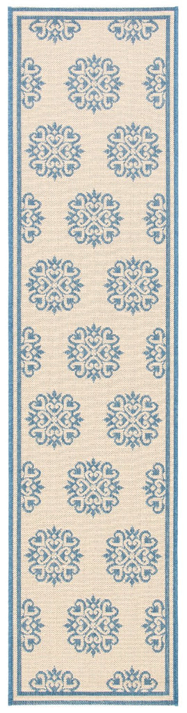 Safavieh Clearance Beach House BHS181M Blue Rug