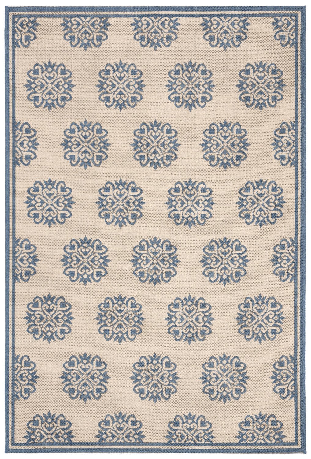 Safavieh Clearance Beach House BHS181M Blue Rug