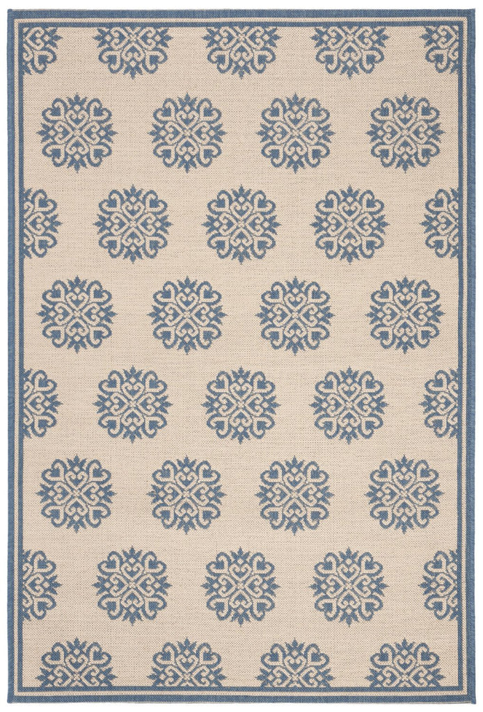 Safavieh Clearance Beach House BHS181M Blue Rug