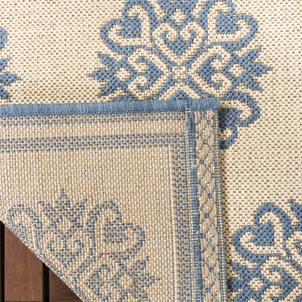 Safavieh Clearance Beach House BHS181M Blue Rug