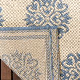 Safavieh Clearance Beach House BHS181M Blue Rug