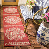 Safavieh Clearance Beach House BHS183Q Red Rug
