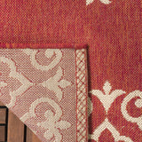 Safavieh Clearance Beach House BHS183Q Red Rug