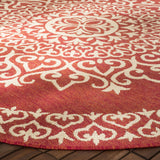 Safavieh Clearance Beach House BHS183Q Red Rug