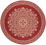 Safavieh Clearance Beach House BHS183Q Red Rug