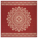 Safavieh Clearance Beach House BHS183Q Red Rug