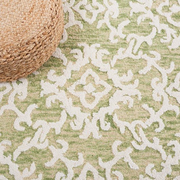 safavieh clearance blossom blm104w light green rug