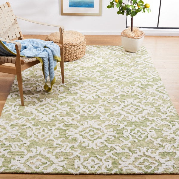 safavieh clearance blossom blm104w light green rug