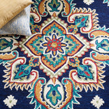 safavieh clearance blossom blm561n navy rug